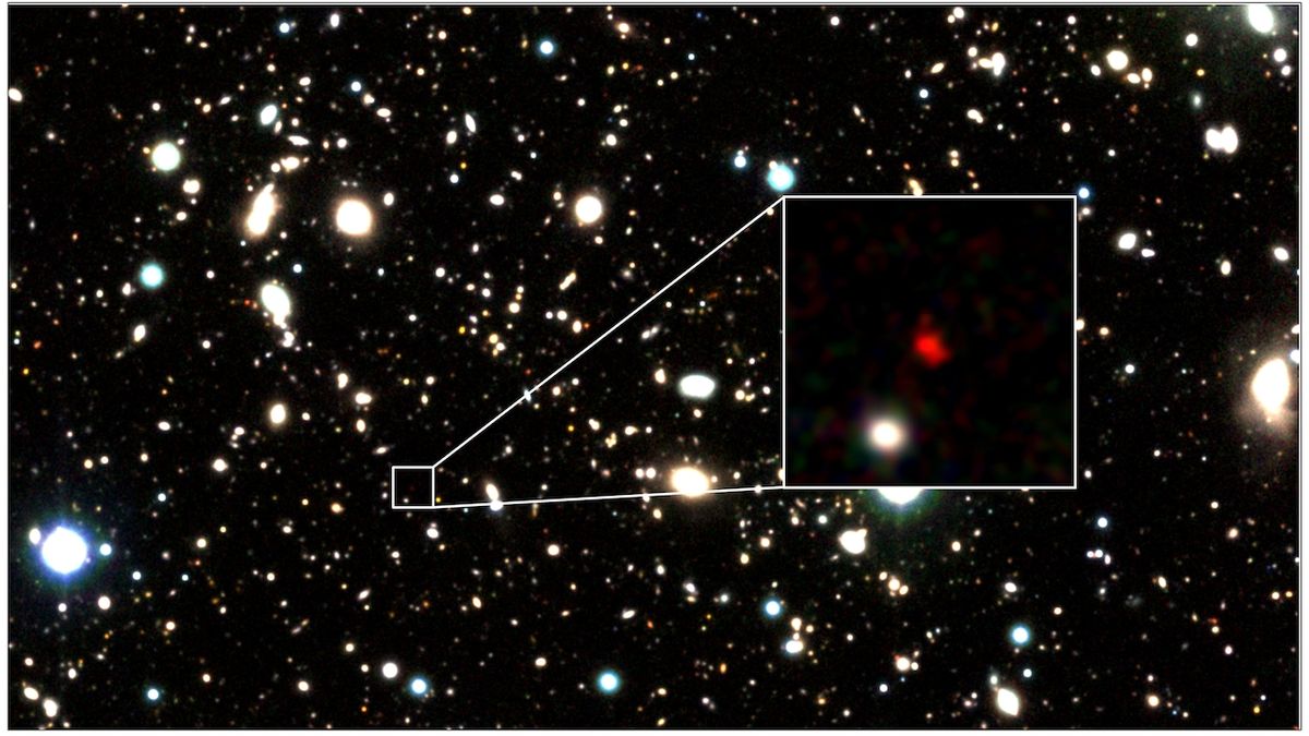Astronomové zřejmě našli od nás nejvzdálenější a také nejstarší galaxii ve vesmíru